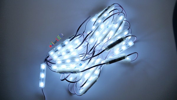 LED Module 1.5W 12V PVC เลนส์กระจายแสง สีขาว