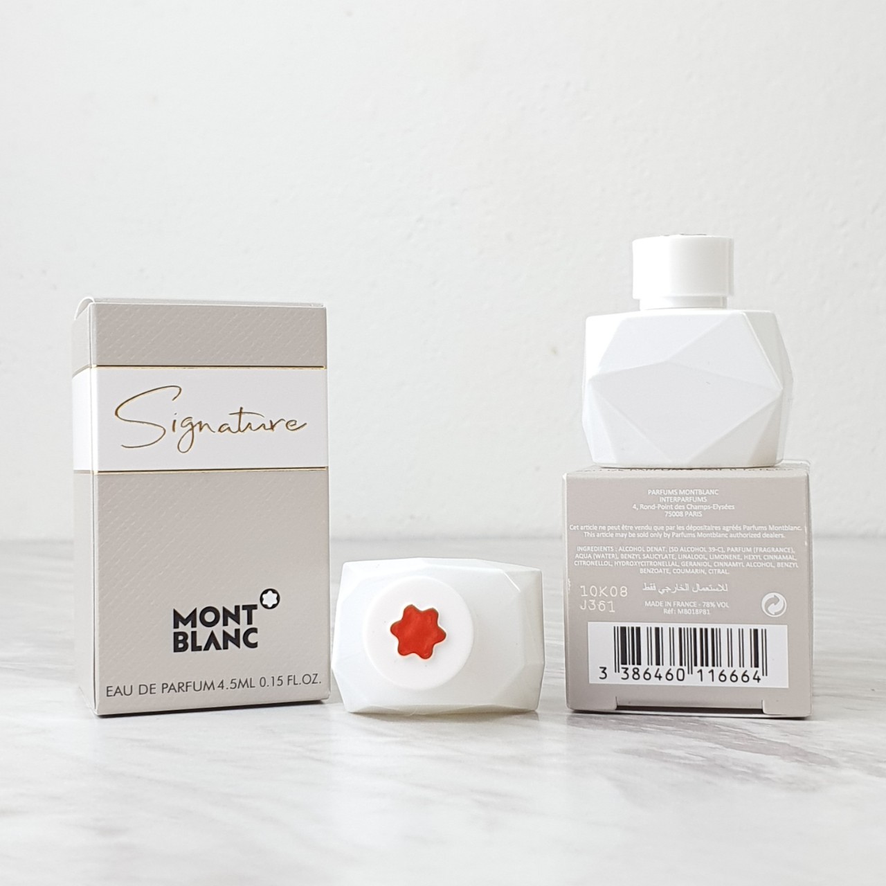 น้ำหอมจิ๋วมินิ MontBlanc Signature EDP 4.5ml แบบแต้มมีกล่อง ( Mini Perfume น้ำหอมขนาดพกพา) น้ำหอมจิ๋วมินิ ขวดน่ารัก ตั้งโชว์ก็สวย พกพาก็สะดวก หัวแต้มตามจุดชีพจร