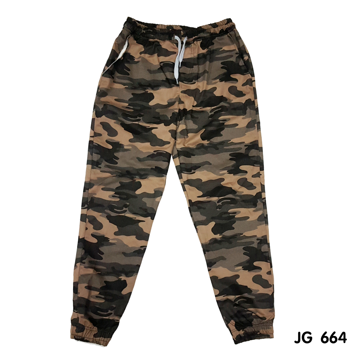 กางเกง jogger ลายทหาร JG664