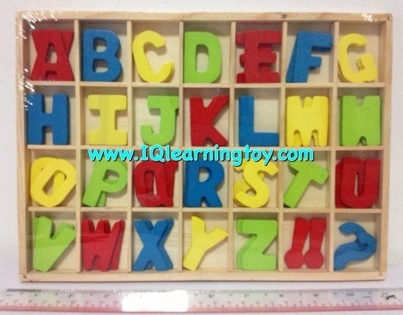 MT-อักษรเคลื่อนที่ Eng-M -The Moveable Alphabet ขนาดเล็ก โดยการนำพยัญชนะต่างๆออกมาวางประกอบเข้าด้วยกันเป็นคำศัพท์ ส่งฟรี