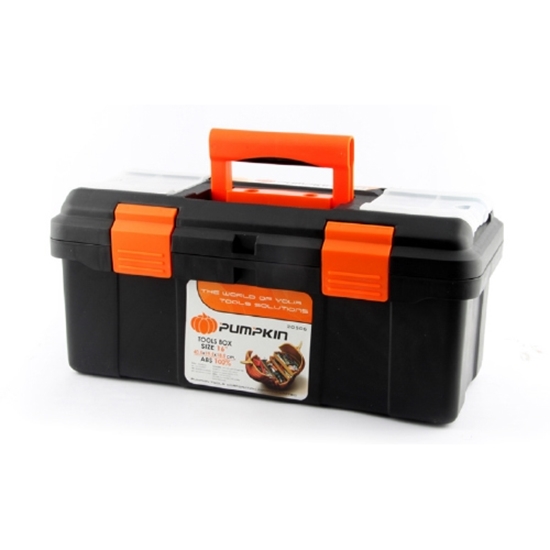 กล่องเครื่องมือ PUMPKIN สีส้ม-ดำ 16 นิ้ว (ใบ)