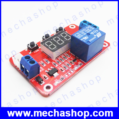 รีเลย์ควบคุมอุณหภูมิ บอร์ดควบคุมอุณหภูมิ DC 12V Temperature Display Module Sensor Relay Switch Control -20 to 100 degree Celsius แถมเซนเซอร์