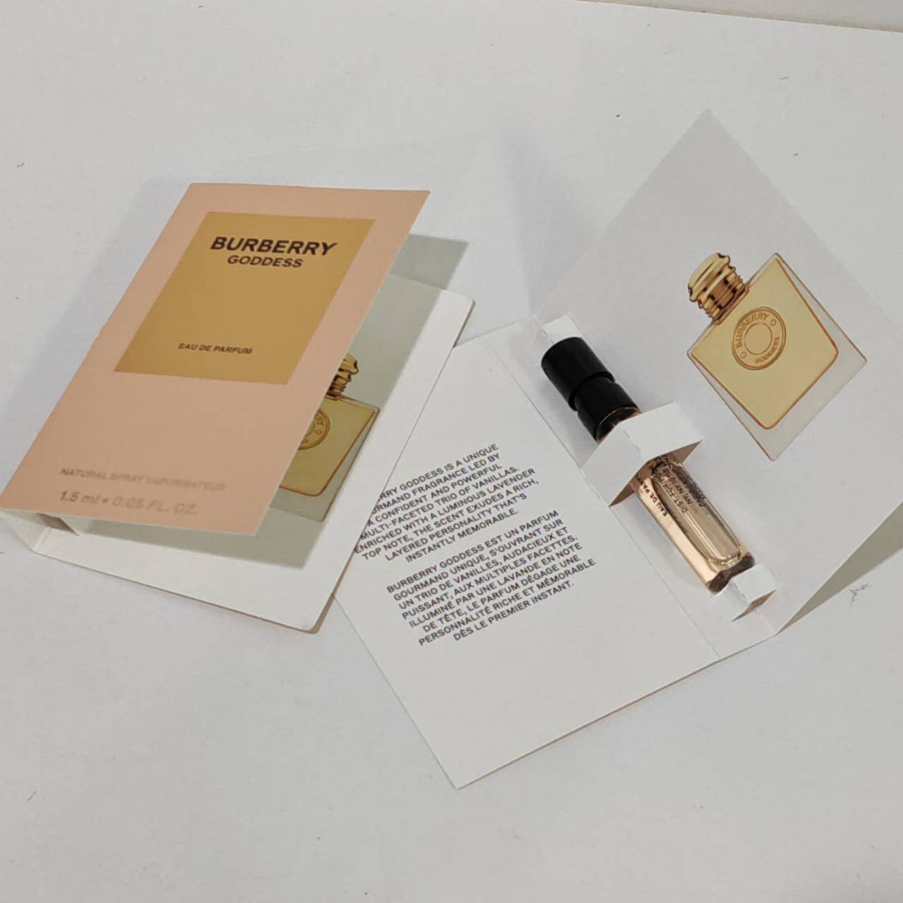 น้ำหอมไวออลหลอดทดลอง Burberry Goddess EDP ไวออล 1.5ml Spray Sample Vial แบบหลอดทดลอง น้ำหอมไวออลแบบหลอด