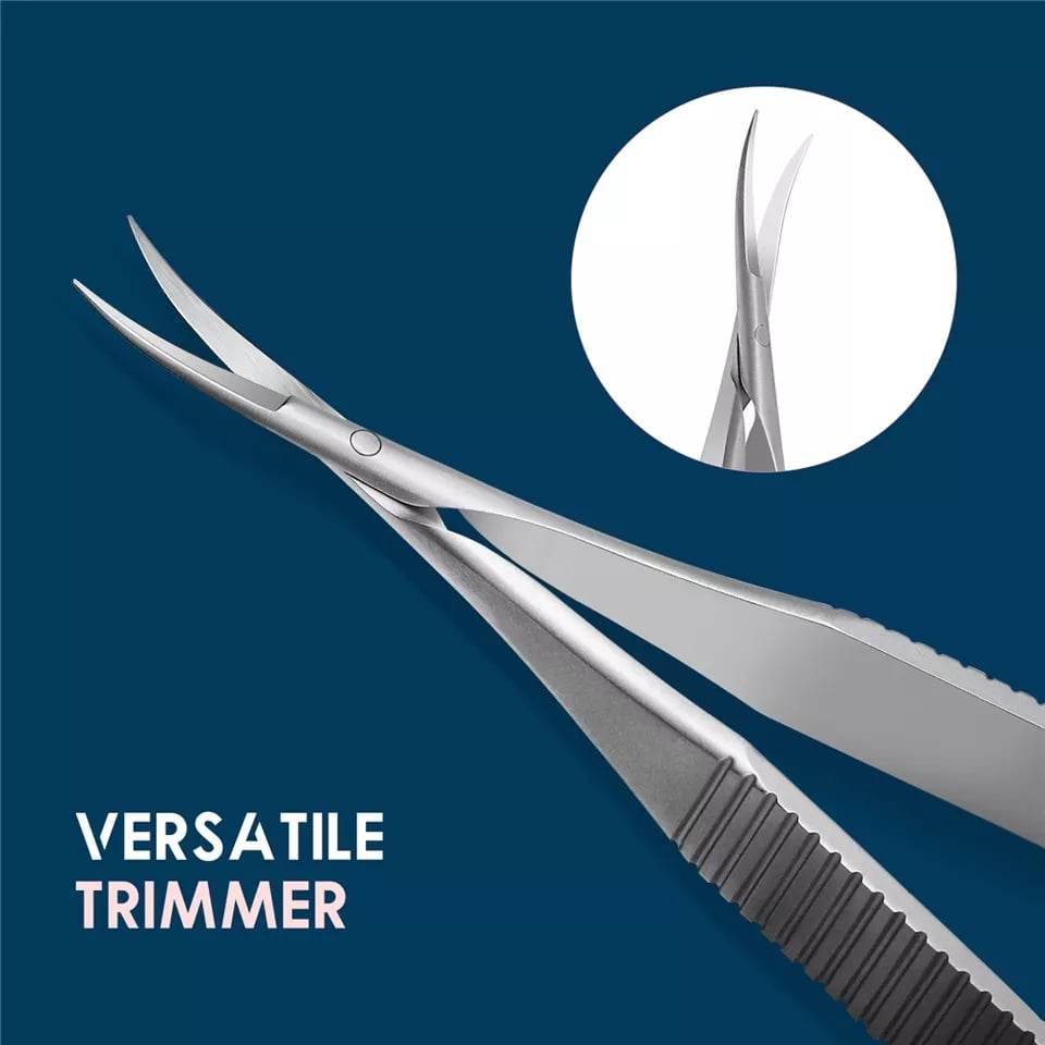 กรรไกรรัสเซีย กรรไกรปลายโค้ง ตัดขนคิ้ว ขนจมูก แบรนด์คุณภาพLidan