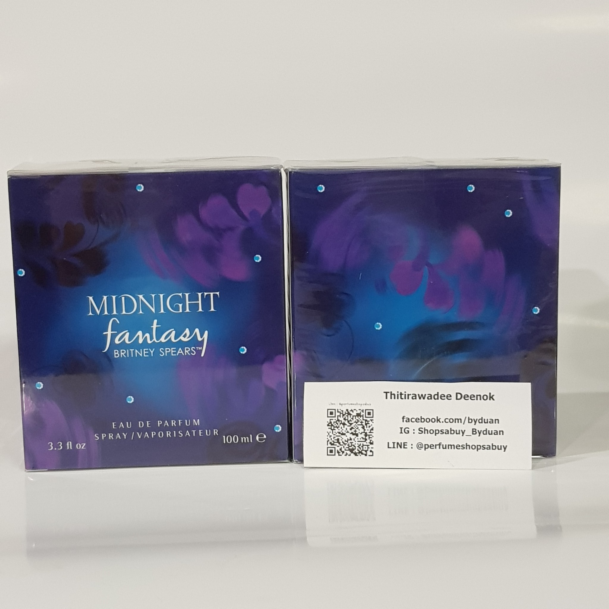 น้ำหอม Britney Spears Midnight Fantasy 100 ml กล่องซีล