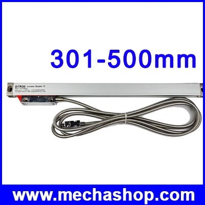 ลิเนียร์สเกล Linear scale optical scale ruler เลือกระยะวัด 301-500mm 5um output signal ออปชัน 9-pin TTL/9-pin RS422/7-pin TTL (สินค้า Pre-Order)
