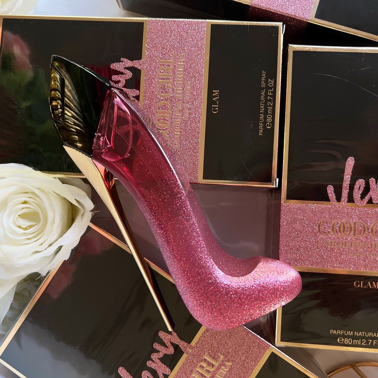 น้ำหอมแท้ Carolina Herrera Very Good Girl Glam ( New 2022 ) 80ml กล่องซีล