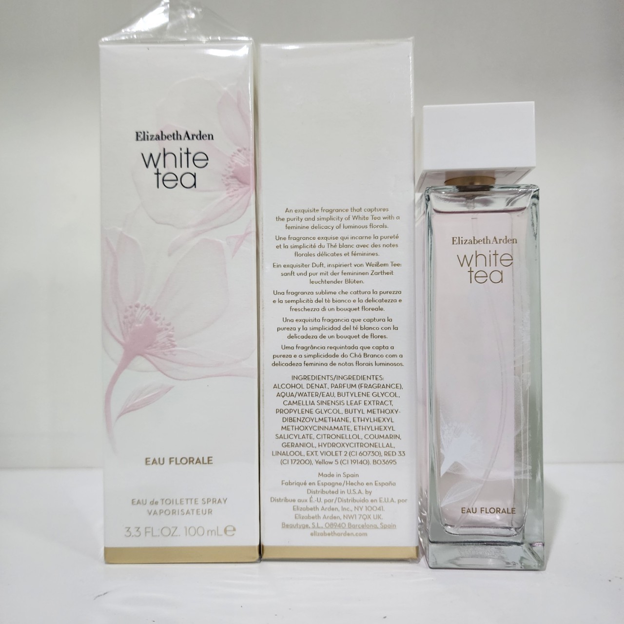 น้ำหอมแท้ Elizabeth Arden White Tea Eau Florale EDT 100ml กล่องซีล