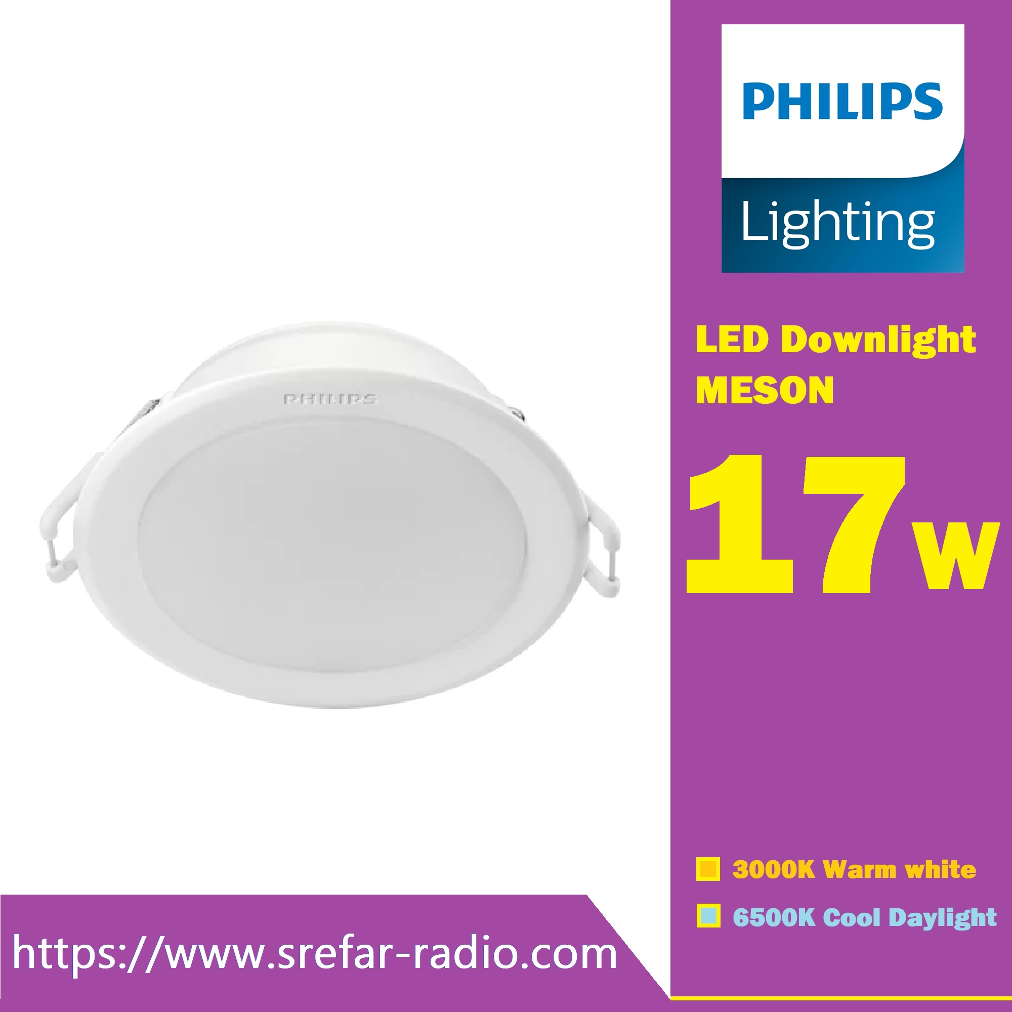 PHILIPS LED Downlight MESON 17W