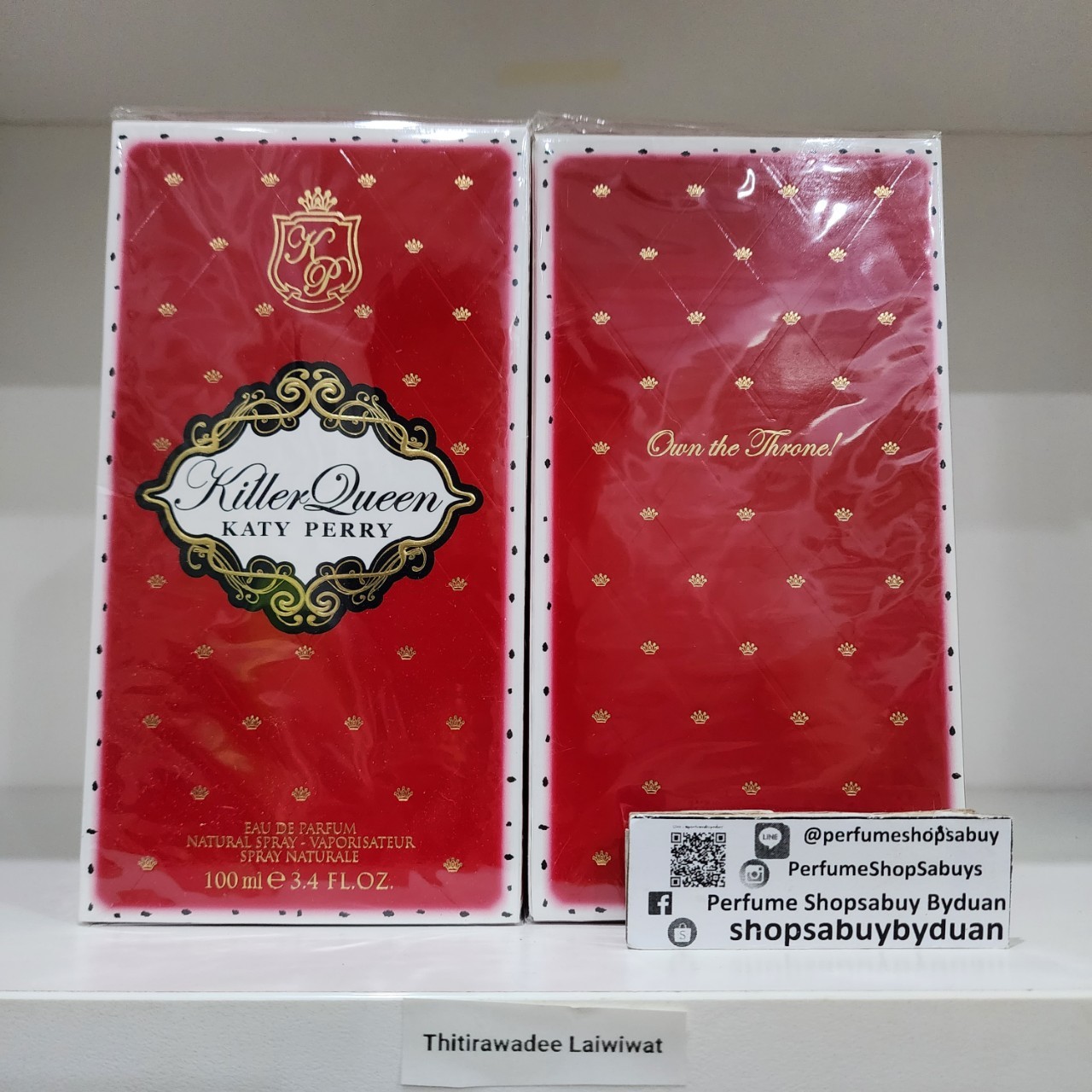 น้ำหอมแท้ Katy Perry Killer Queen EDP 100ml กล่องซีล