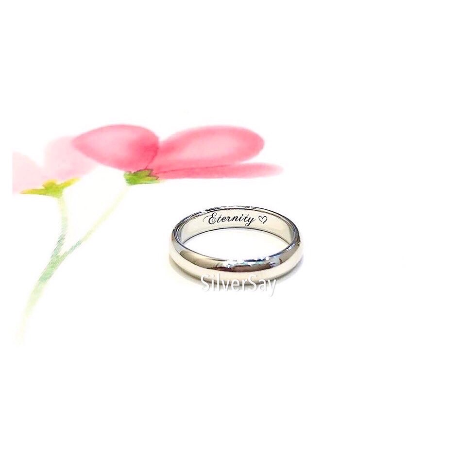 แหวนเกลี้ยง แหวนปลอกมีด 4 มม./สีทองคำ22k