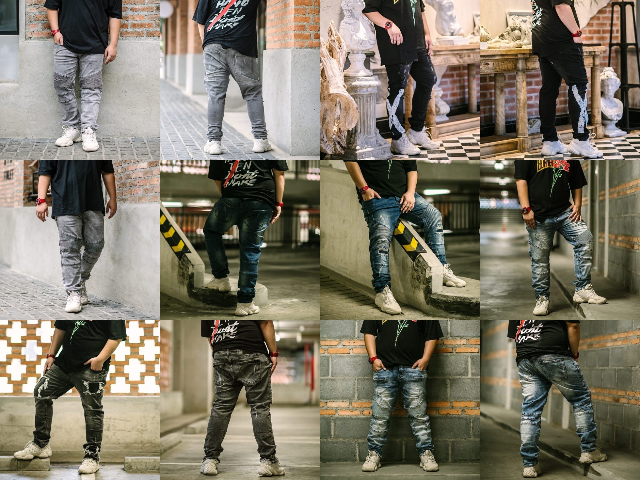 กางเกงยีนส์ขายาว Street Jeans AN-09