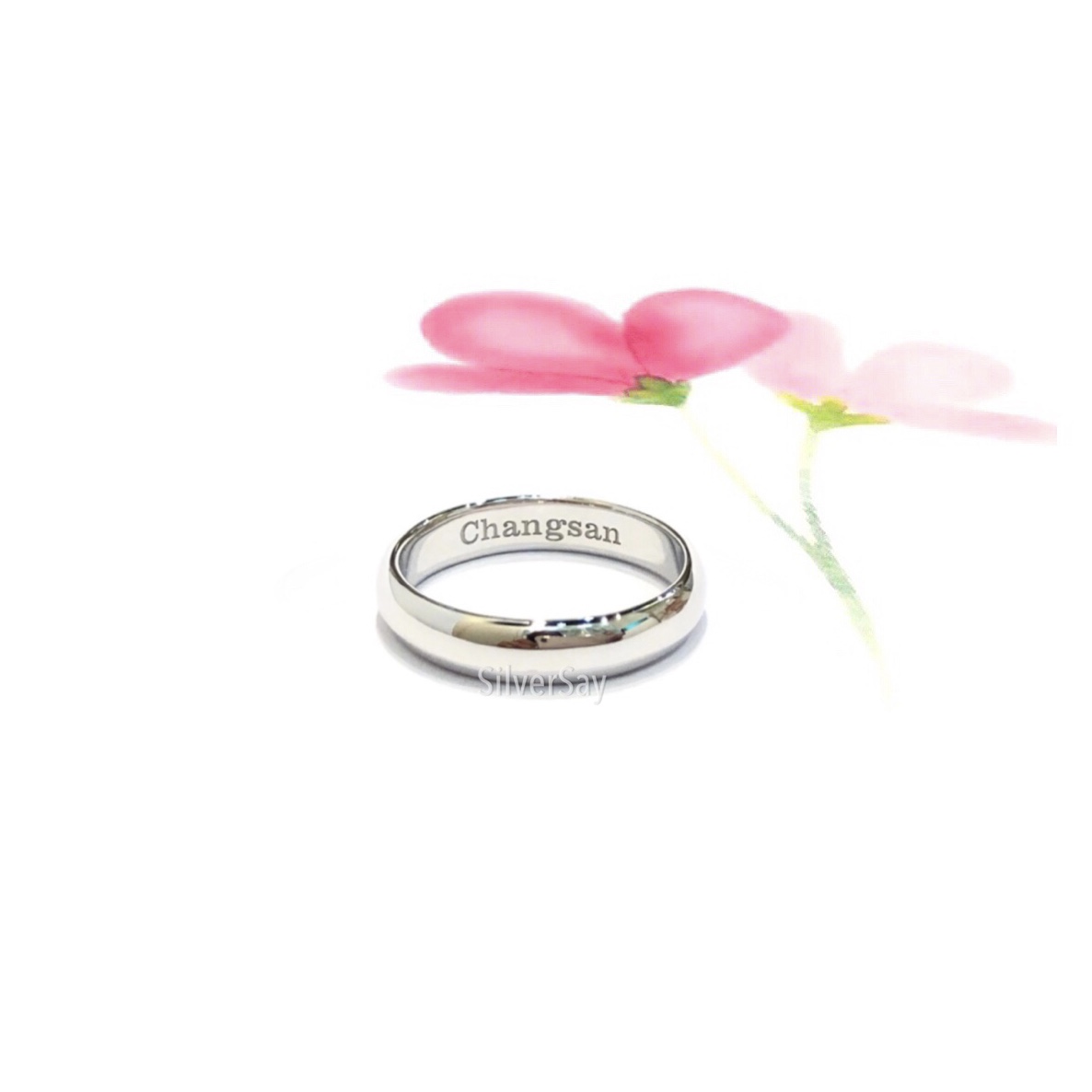 แหวนเกลี้ยง แหวนปลอกมีด 6 มม./สีทองชมพู