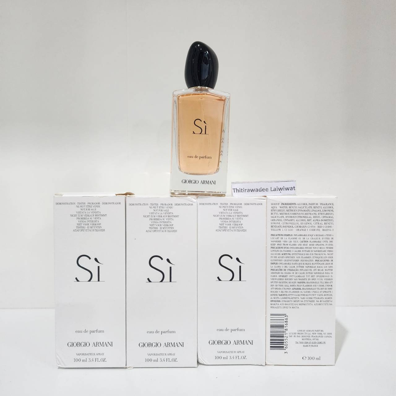 น้ำหอมแท้ Giorgio Armani Si Eau de Parfum 100 ML. กล่องเทสเตอร์