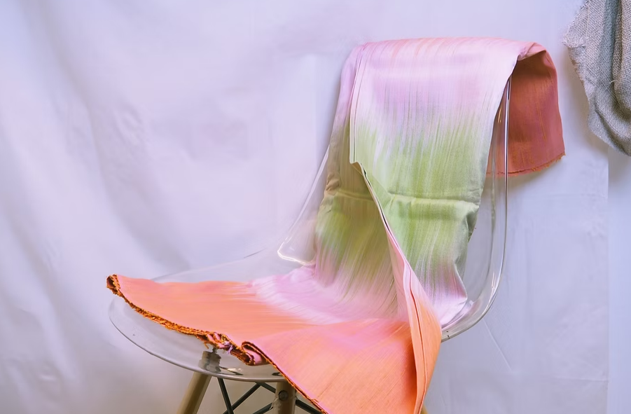 ซิ่น ผ้าไหมมัดหมี่ ผ้าไหมพื้นเมือง สีคละสี เลือกตามขนาด รหัส CISP-CT-100471