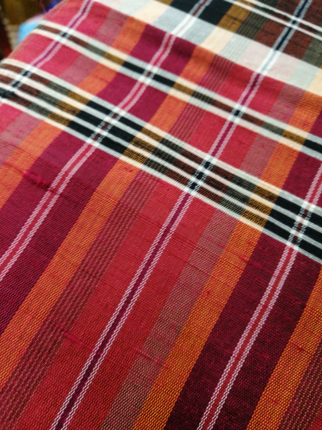 ผ้าขาวม้า ผ้าไหมบ้าน ขนาด 75x200cm สีคละสี รหัส R4B-NY0120661