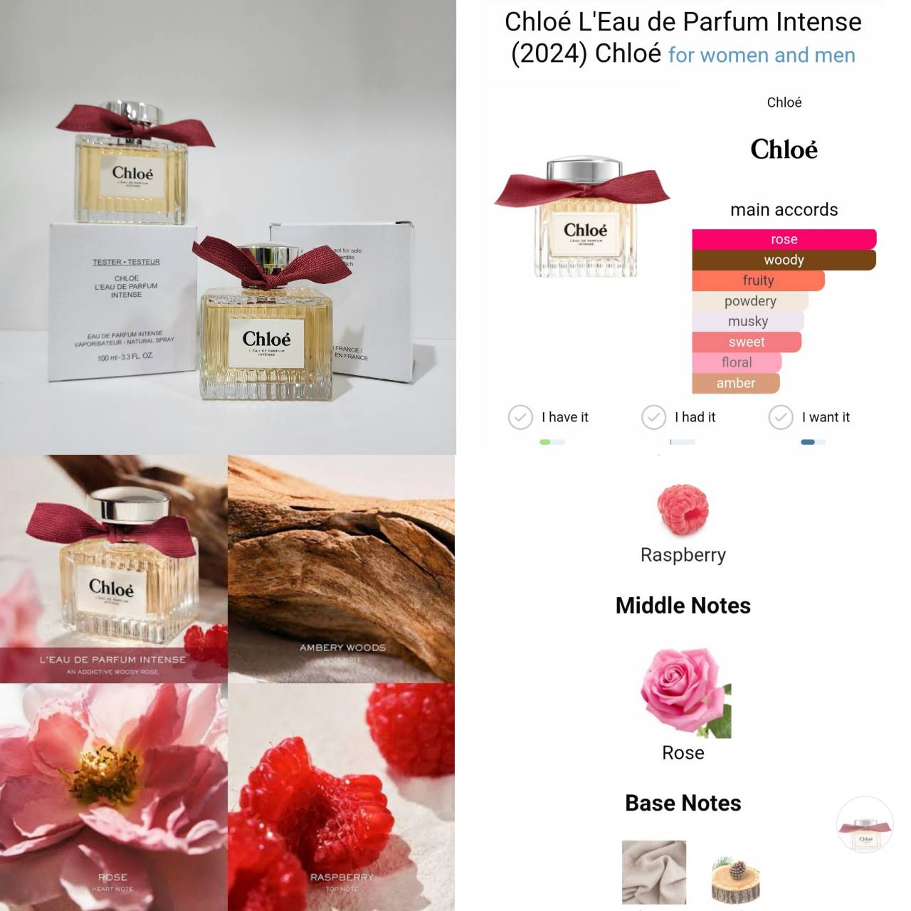 น้ำหอมแท้ Chloe L'Eau de Parfum Intense (2024)for women and men 100ml กล่องเทสเตอร์