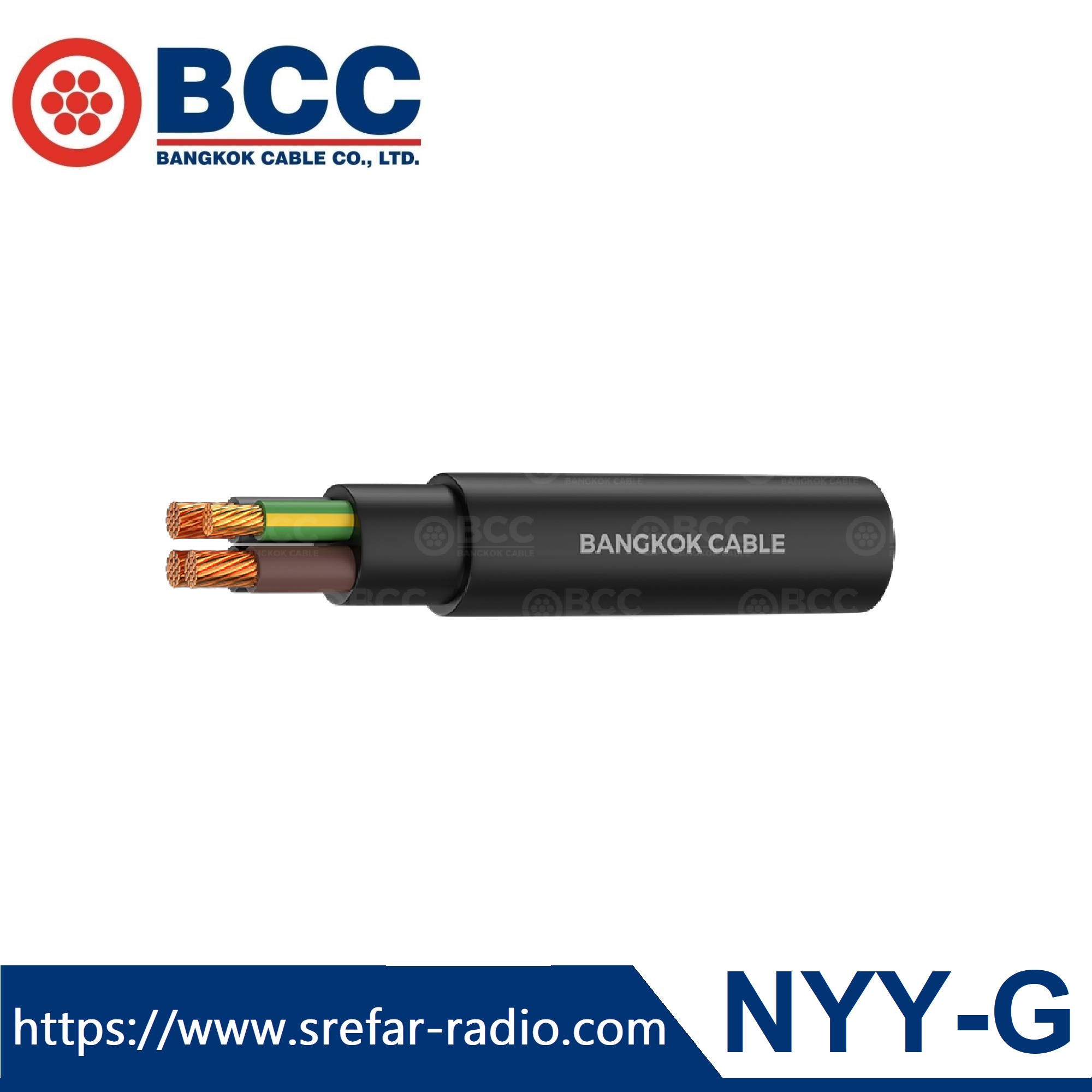 BANGKOK CABLE 450/750 V 70°C NYY-G