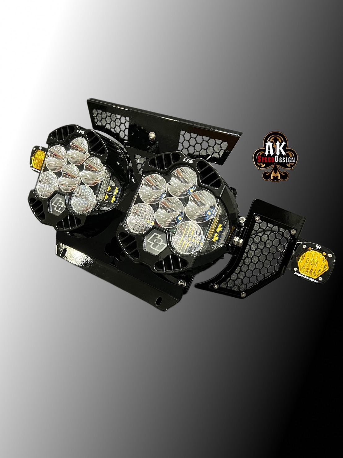 < set 1 > AK SPEED DESIGN 2023.5-2024 Road Glide Baja Designs LP6 Lighting Combo Kit