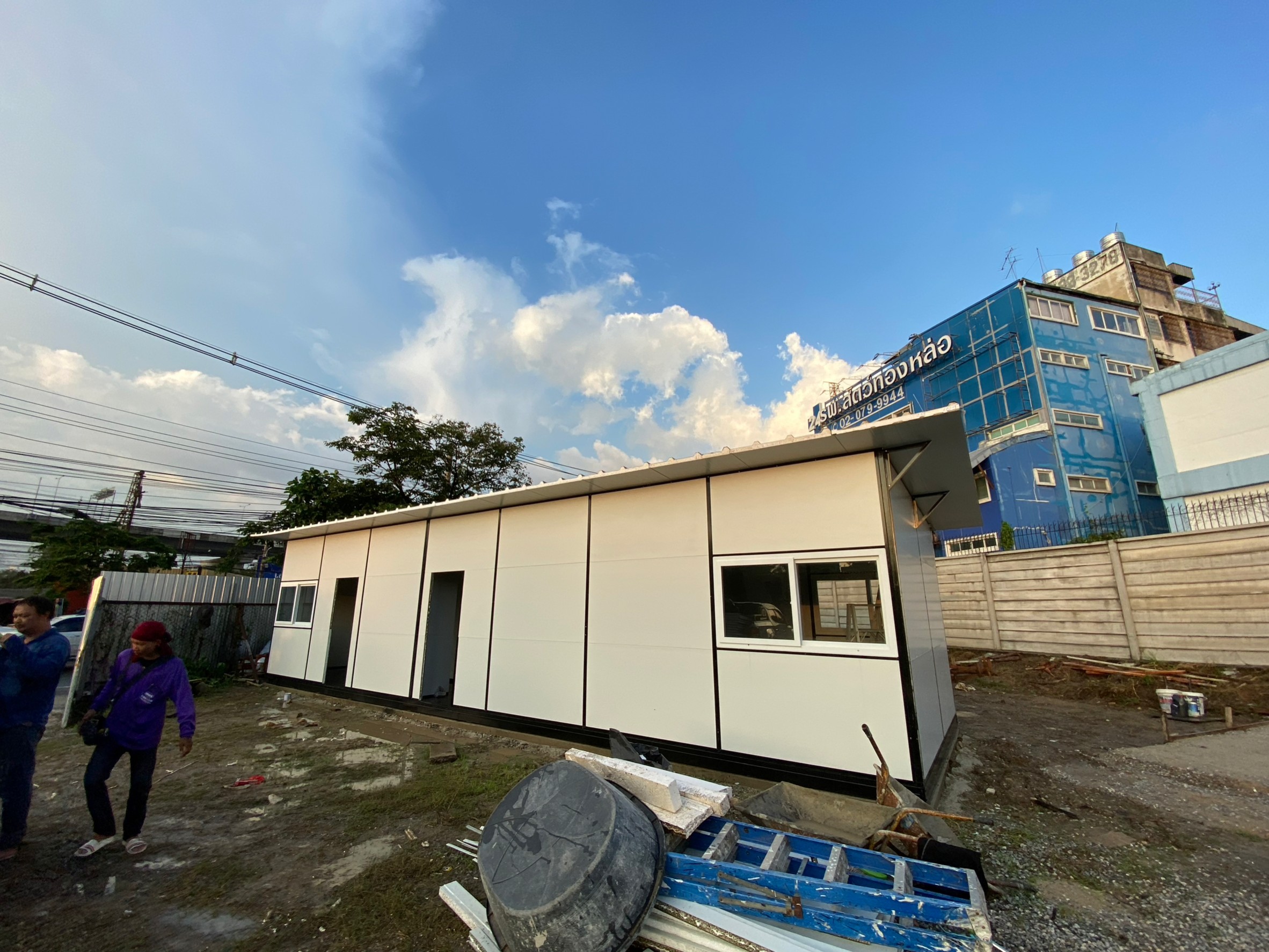 ออฟฟิศสำเร็จรูป ไซต์ออฟฟิศ ขนาด 3.60x12.36 เมตร บางพลัด