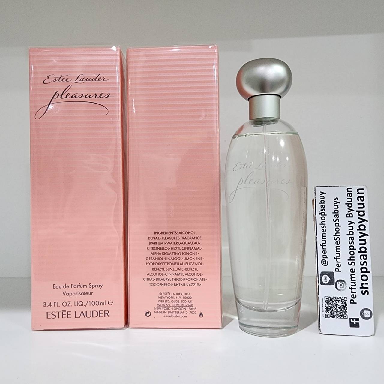 น้ำหอม Estee Lauder Pleasures for Women EDP 100ml กล่องซีล