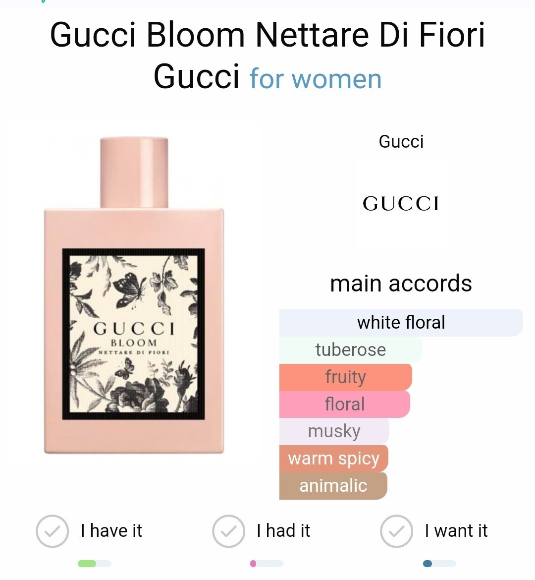 น้ำหอมแท้แบ่งขาย Gucci Bloom Nettare di Fiori Intense 💕Travel Size แบบทดลอง