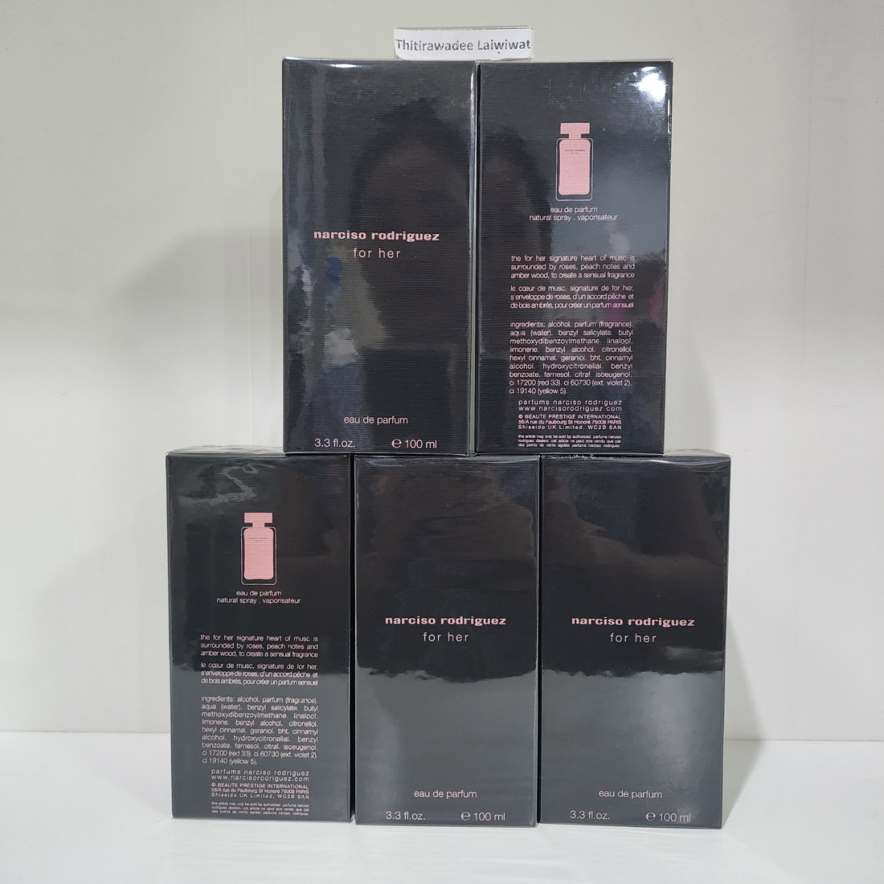น้ำหอมแท้ Narciso Rodriguez for Her EDP 100ml กล่องซีล