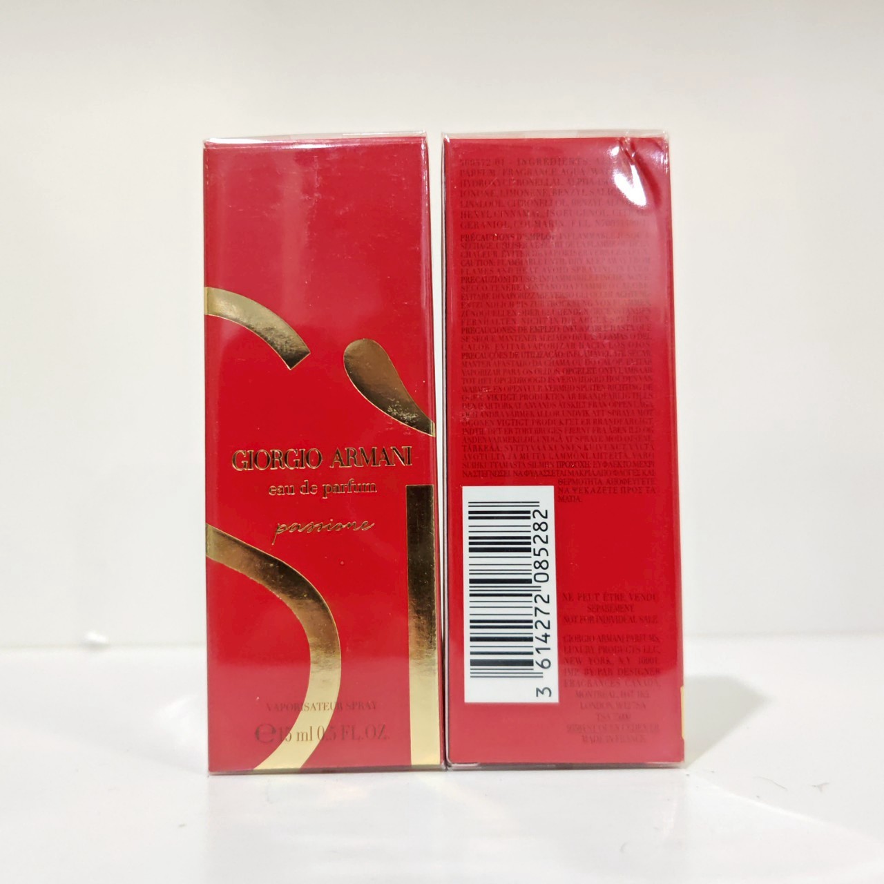 น้ำหอมจิ๋วมินิ Giorgio Armani Si Passione eau de parfum for woman 15ml แบบสเปรย์แพ็คใหม่ 2025 ( Mini Perfume น้ำหอมขนาดพกพา) น้ำหอมจิ๋วมินิแบบทดลองแบบสเปรย์ พกพาก็สะดวกใช้ฉีดตามจุดชีพจร