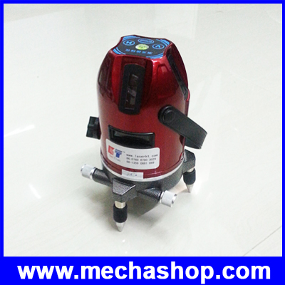 วัดระดับน้ำเลเซอร์ วัดระดับเลเซอร์ 360องศา พร้อมขาตั้ง Rotary Laser Level 5 Lines 6 Points With Tripod