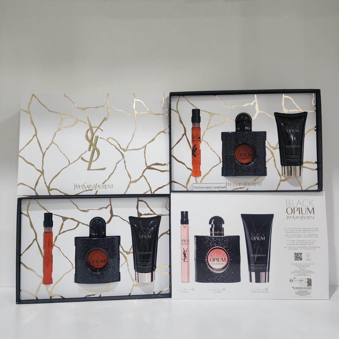 น้ำหอมแท้ YSL Black Opium EDP 50ml Gift Set 2024