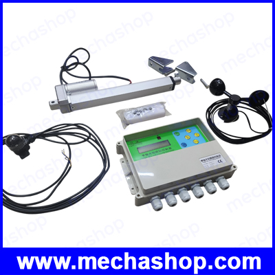 ชุดปรับมุมเอียงตามแสงอาทิตย์ Solar Tracking system 1000W Solar Tracker 1แกน Linear Actuator 12V 200mm.+Electronic Controller +Wind Speed Sensor (สินค้า Pre-Order)