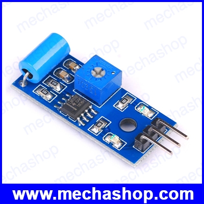 ไวเบรชั่นเซนเซอร์ เซนเซอร์วัดแรงสั่นสะเทือน SW-420 Normally Closed Vibration Sensor Module SPST-NC สำหรับ Arduino