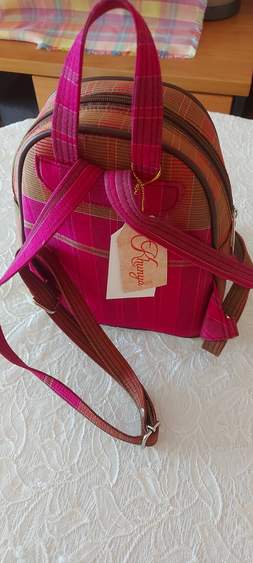 สั่งตัด กระเป๋าเป้สะพายหลัง ขนาด 12x9.5 (ไม่รวมผ้า) รหัส GO-26-0702671502