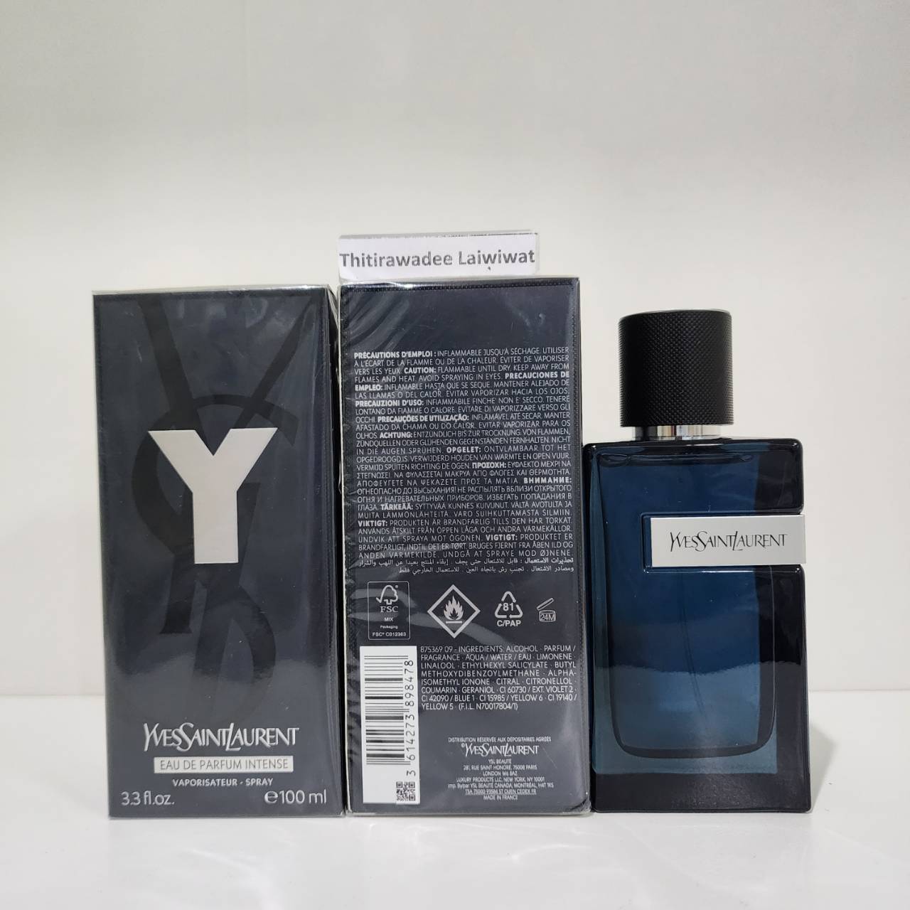 น้ำหอมแท้แบ่งขาย YSL Y EDP Intense 💕Travel Size #แบบทดลอง