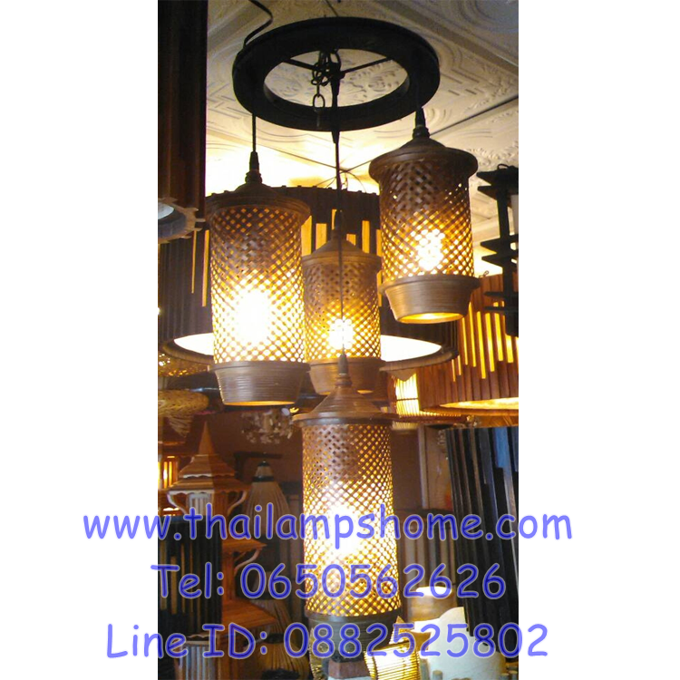 โคมไฟไม้ไผ่ (Bamboo Lamps)