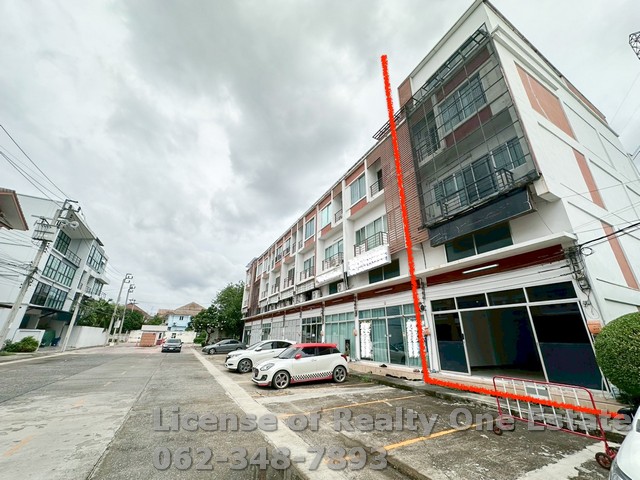 ขาย / ให้เช่า อาคารพาณิชย์ 3.5 ชั้น หลังมุม ติดหน้าโครงการ หมู่บ้านประชาสุข เลคแอนด์มอลล์ แสมดำ พระราม 2 บางขุนเทียน