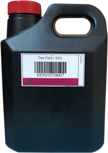 Sodium hydroxide Solution 50% (โซดาไฟน้ำ 50%)