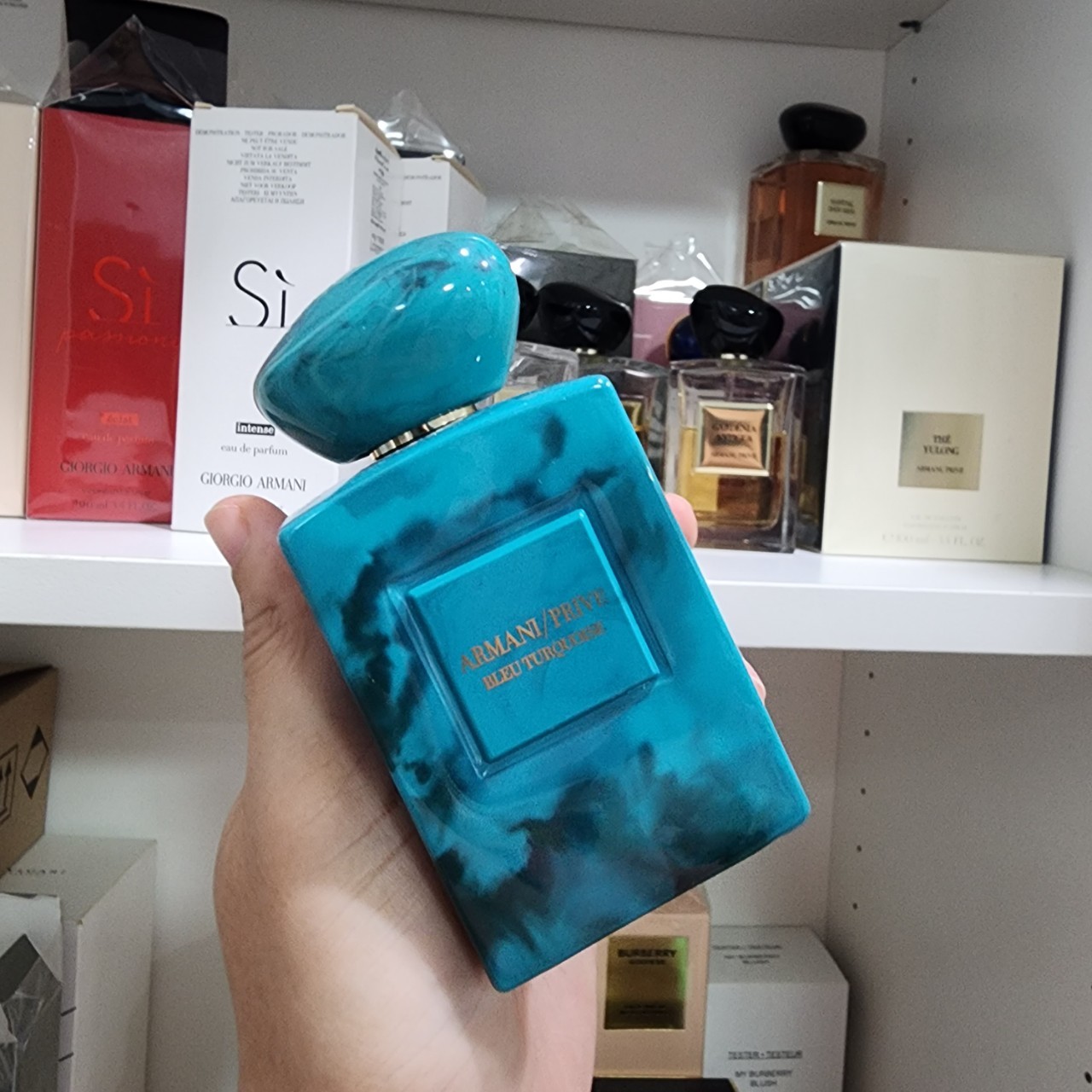น้ำหอมแท้แบ่งขาย Giorgio Armani Prive Les Eaux - Bleu Turquoise EDP 💕Travel Size แบบทดลอง