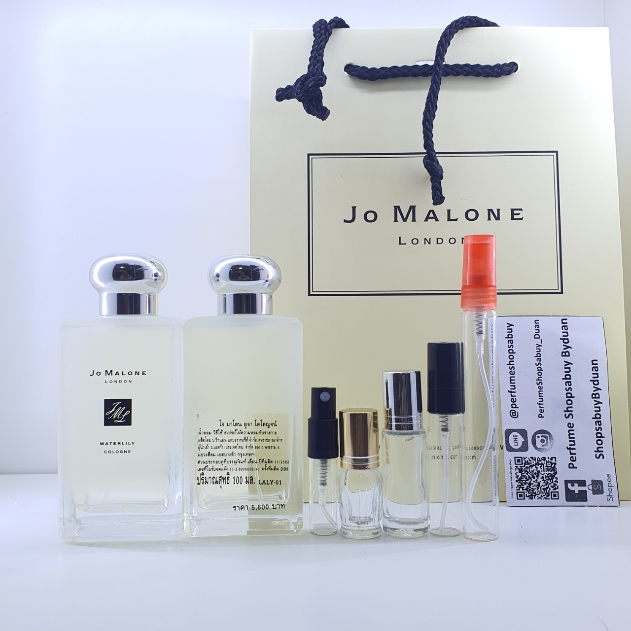 น้ำหอมแท้แบ่งขาย Jo Malone Waterlily Limited Edition 💕Travel Size #แบบทดลอง