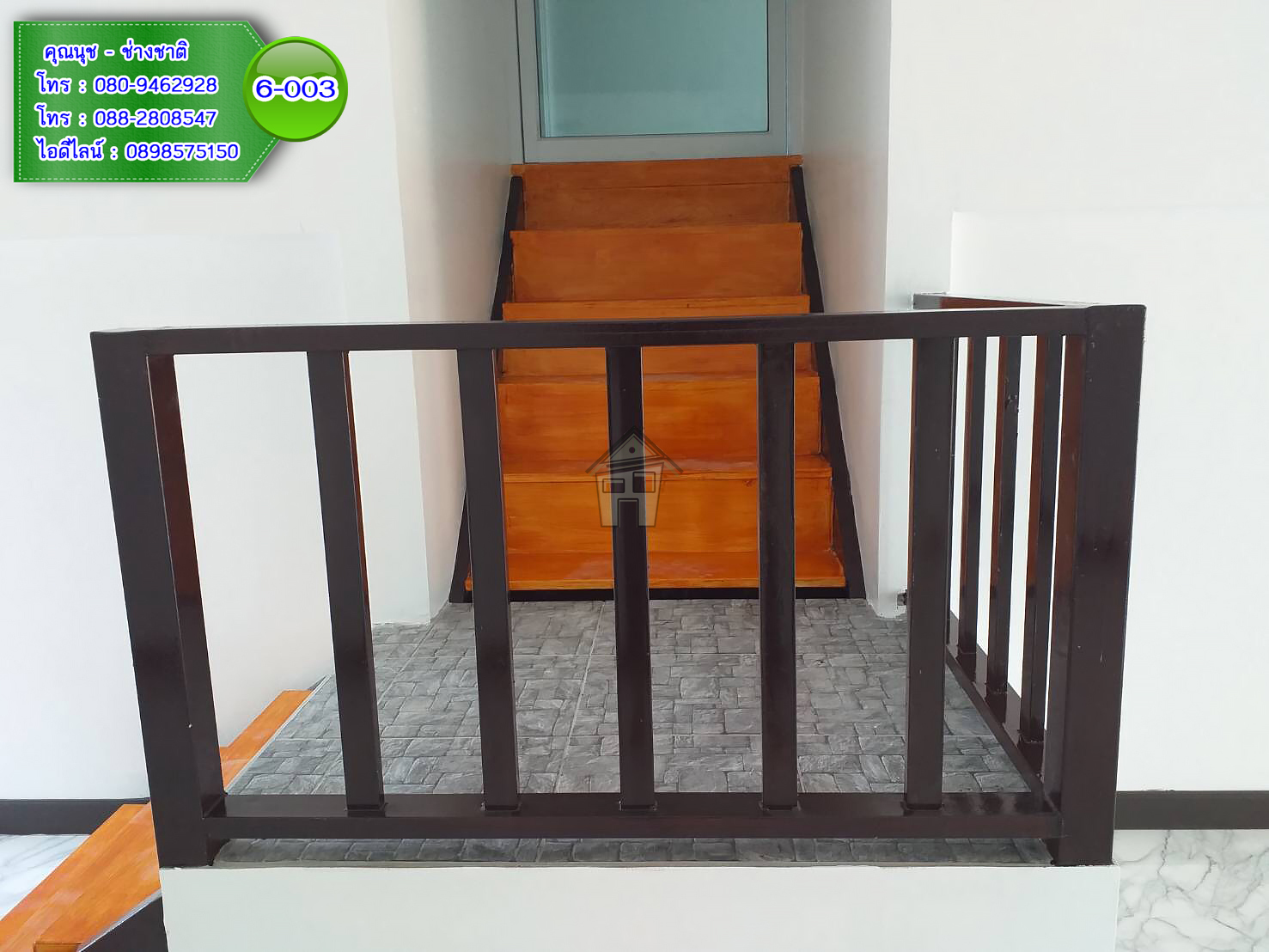 6-003 บ้านน็อคดาวน์ทรงปั้นหยาผสมมะนิลา