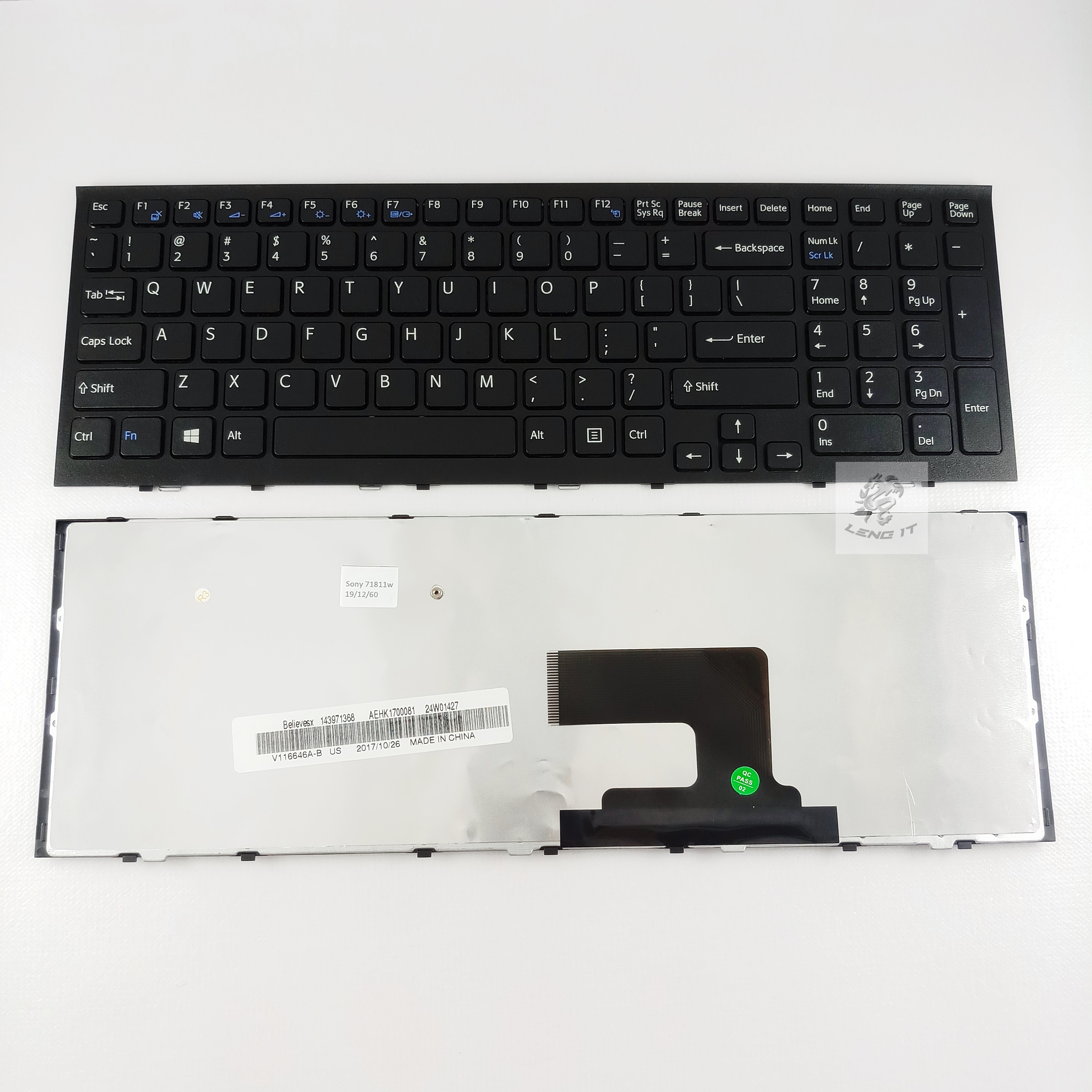 KEYBOARD SONY PCG 71811W สีดำ