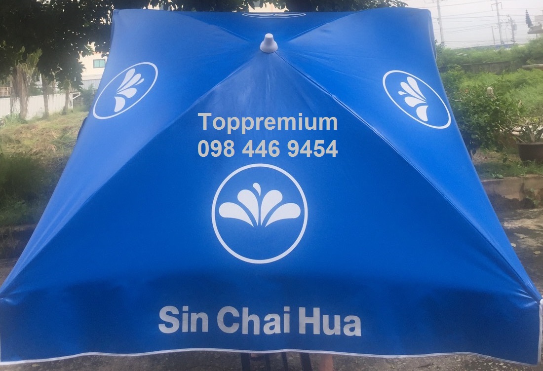 ร่มสนาม ทรงสี่เหลี่ยม 45 นิ้ว 4 ก้าน