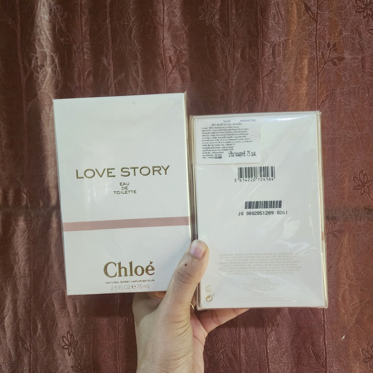 น้ำหอมแท้ Chloe Love Story Eau de Toilette 75ml กล่องซีลป้าย ผลิต 09/2020