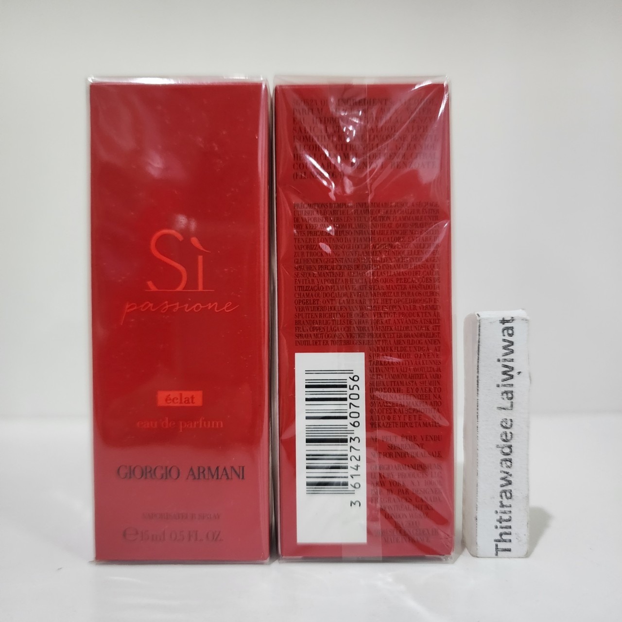 น้ำหอมจิ๋วมินิ Giorgio Armani Si Passione Eclat EDP 15ml กล่องซีล ( Mini Perfume น้ำหอมขนาดพกพา) น้ำหอมจิ๋วมินิแบบทดลองแบบสเปรย์ พกพาก็สะดวกใช้ฉีดตามจุดชีพจร