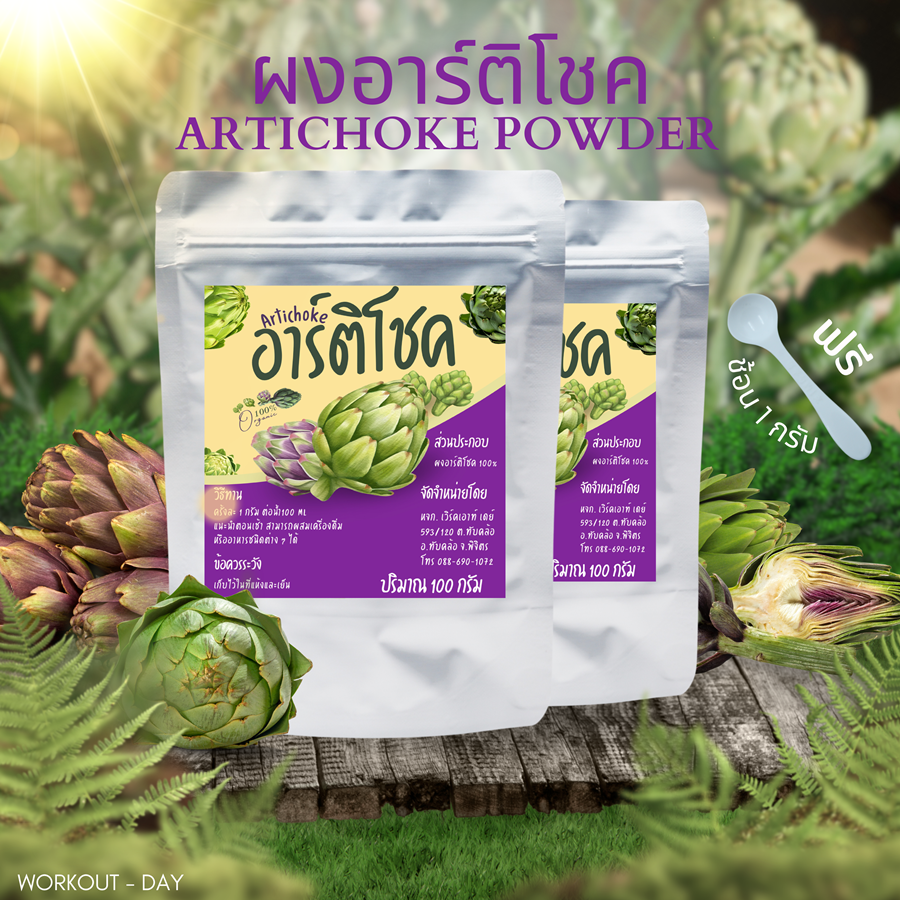 ผงอาร์ติโชค อาร์ติโช๊ค Artichoker Powder เกรดสารสกัด