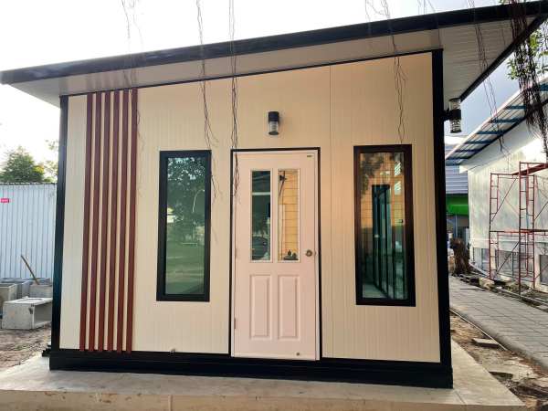 ออฟฟิศสำเร็จรูป บ้านสำเร็จรูป 4.00x8.00 เมตร