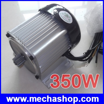 ดีซีบัสเลสมอเตอร์ 350w Dc 48v brushless motor ไม่มีเกียร์ทด, electric bicycle motor, BLDC. BM1418ZXF