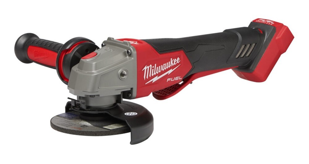 Milwaukee M18 FSAGV100XPDB-0x0 เครื่องเจียร 4 นิ้ว ไร้สาย 18 โวลท์ ปรับรอบได้ สวิทซ์ท้อง ระบบเบรค มิลวอคกี้ เครื่องเปล่า