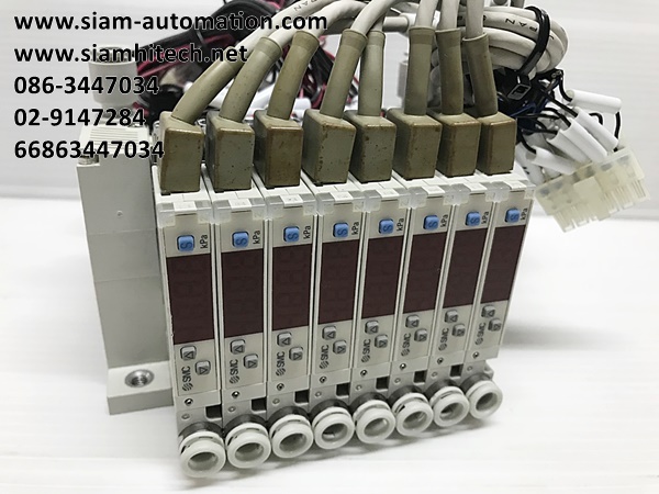 โซลินอยด์วาล์ว Vacuum Ejector ยี่ห้อ SMC รุ่น ZZQ108 (Used)