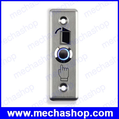 สวิทซ์ทางออกประตูไฟฟ้า สวิทซ์ประตูไฟฟ้า Stainless Steel Door Exit Button Switch With LED Blue Backlight emergency push button switch